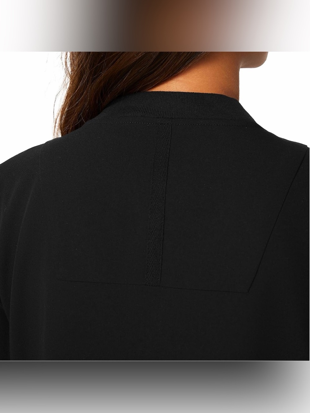 Figs Women’s Bellery Scrub Jacket in Black - Picture 4 of 8